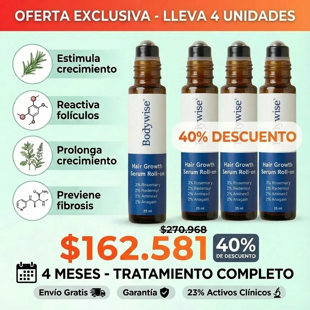 Autoestima Recuperado - No más Perdida de Cabello con Bodywise Rolón